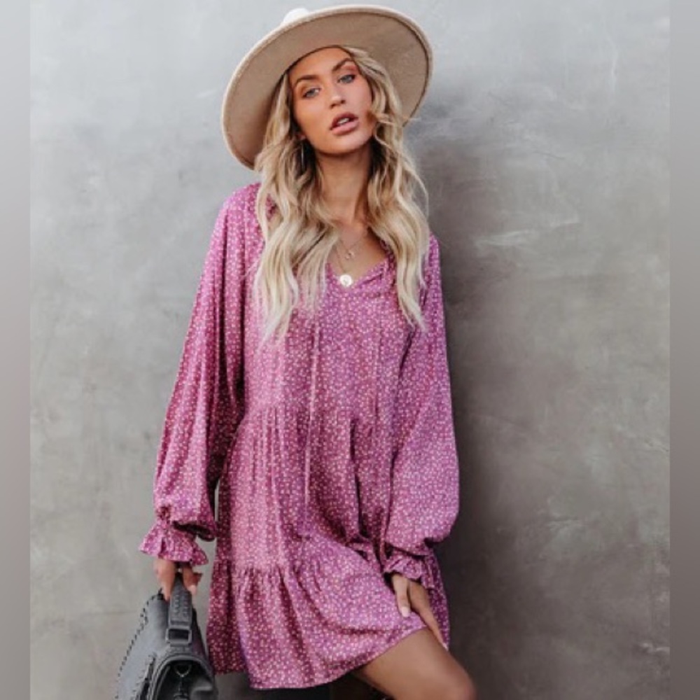 Korban Floral Tiered Babydoll Dress - NWT - Extra Large